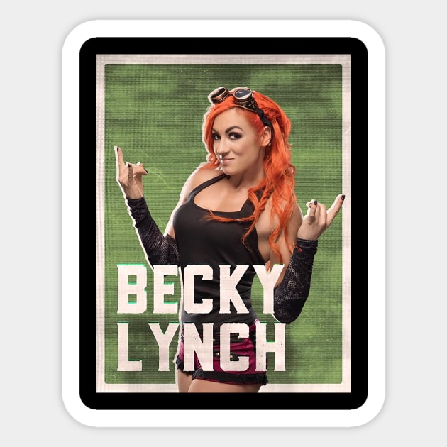 Becky Lynch Style Sticker by Ryzen 5